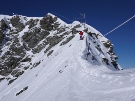 un accés montagne