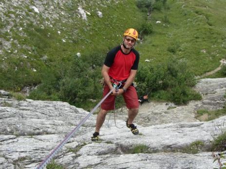 Escalade à Bourg Saint Maurice falaise de séloge