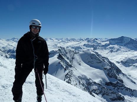 vue sur la Sache depuis le sommet du Mont pourri