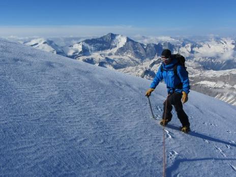 ascension du Mont Pourri glacier du Geay - photo Philippe Deslandes