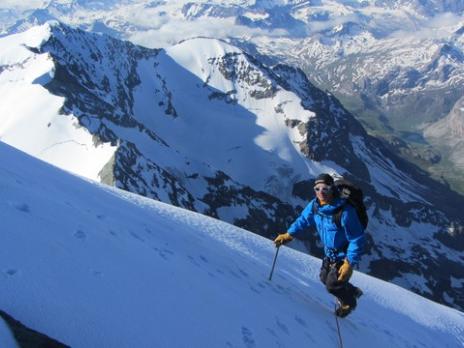 Mont Pourri arête sommitale - photo philippe Deslandes
