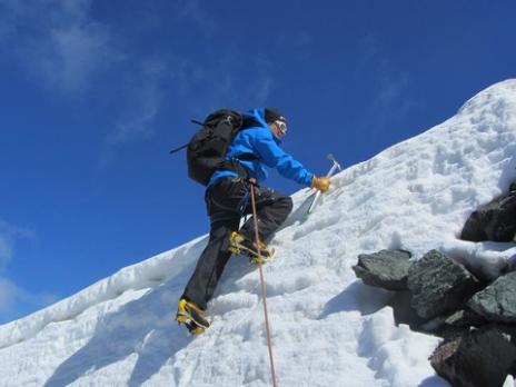 Mont Pourri passage du col des Roches - photo Philippe Deslandes