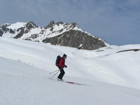 Ski de randonnée dans le Beaufortain descente de la Combe de la Neuva