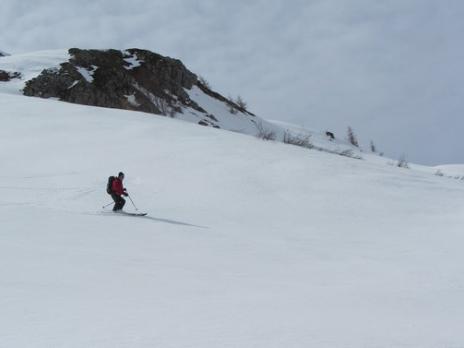 Ski de randonnée dans le Beaufortain descente de la Combe de la Neuva