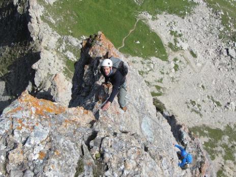 Escalade à la Pierra Menta l'arête nord