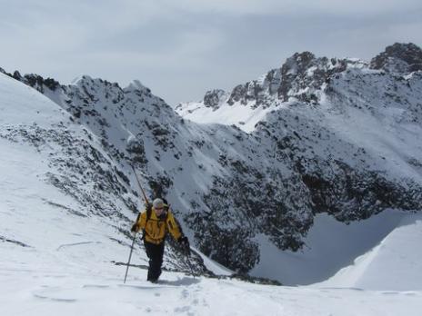 Hors piste rando à Val d'Isère pointe du Gros Cavale