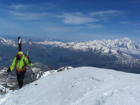 Ski de randonnée en Vanoise  le Mont Pourri - guides des Arcs