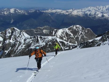 Ski de randonnée le Mont Pourri - guides des Arcs