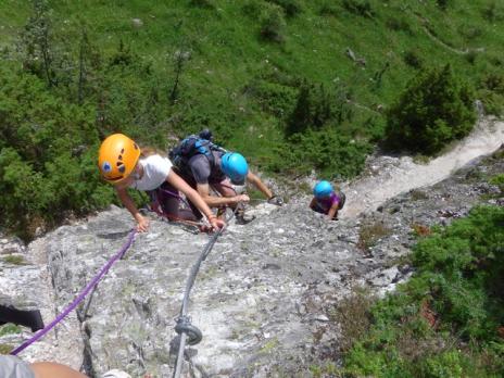 via ferrata de peisey