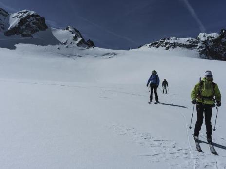Sur le glacier de Money