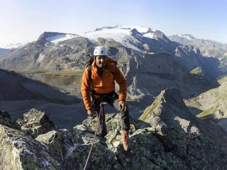 A l'arrière , les dômes de la Vanoise