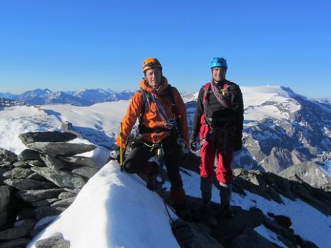 Au départ de l'arête Pointe du Vallonnet Grand Bec