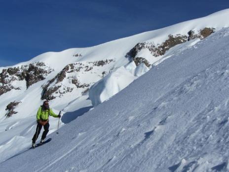 Ski de randonnée le glacier des Glaciers