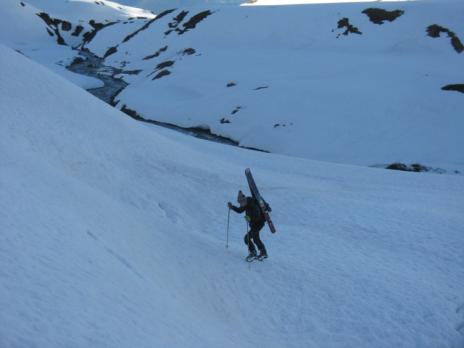 Randonnée à ski en Vanoise, le Miravidi