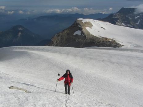 Le Mont Pelve - approche depuis le refuge du Col de la Vanoise
