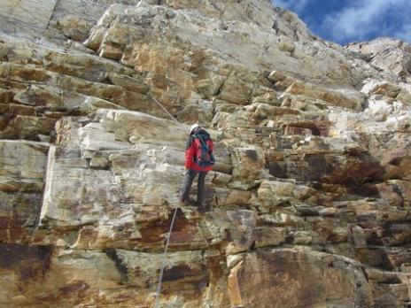 Le Mont Pelve arête ouest descente en rappel - Massif de la Vanoise
