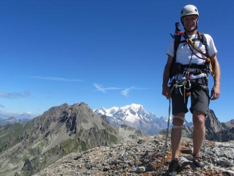 Le sommet de la Pierra Menta massif du Beaufortain