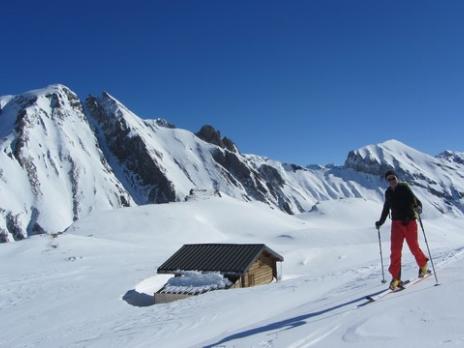 Ski de randonnée dans le Beaufortain le col de la Forclaz