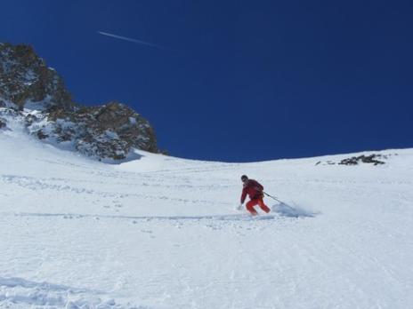Ski de randonnée dans le Beaufortain pointe de Combe Neuve