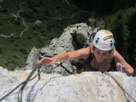 via ferrata des bettières avec le bureau des guides des arcs