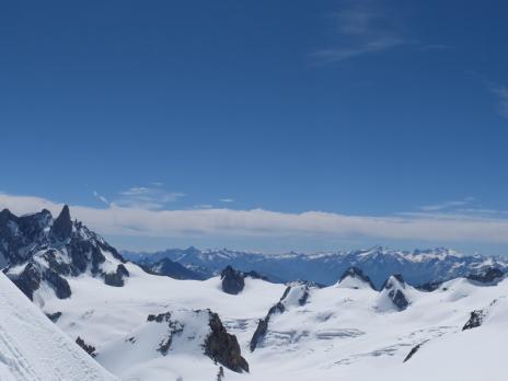 Traversée des arêtes des Cosmiques massif du Mont Blanc
