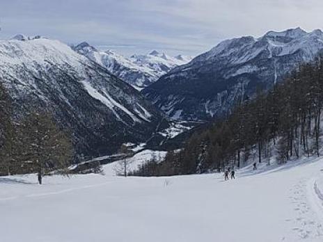 Vue vers la vallée de Larche