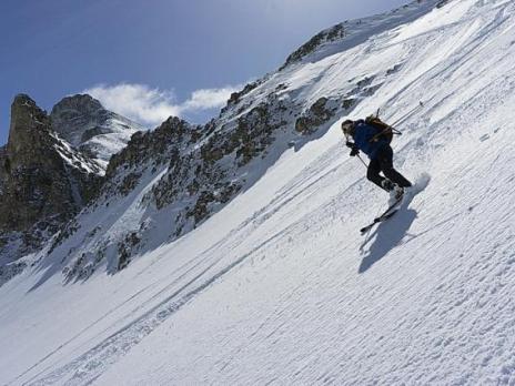 Descente sous le col di Rui.