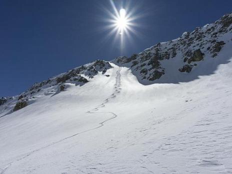 Couloir nord du col de la nova