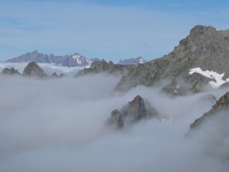 Mer de nuage le matin