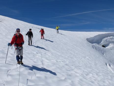 En aval du col du Grand