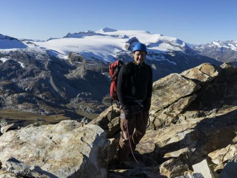 Sortie du premier pilier avec le soleil.