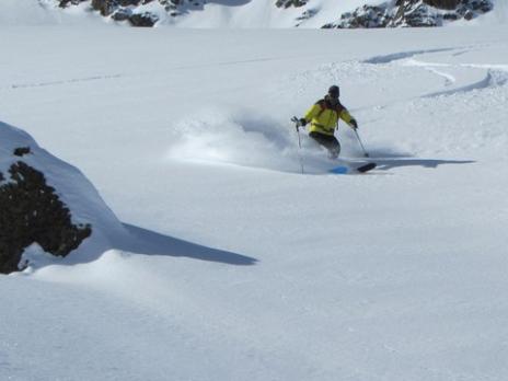 Les Arcs ski hors piste - Aiguille Rouge