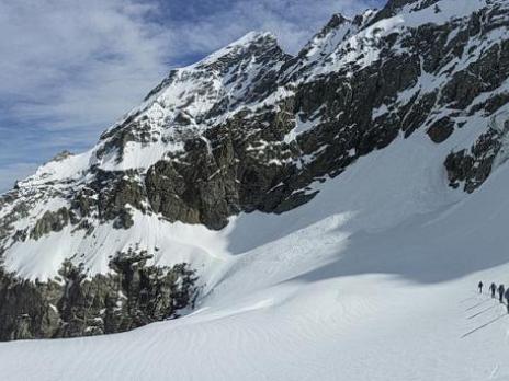 Le glacier des Platières