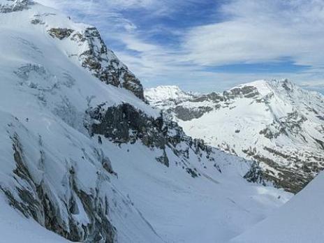 Le glacier des Platières