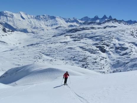 Ski de randonnée en Maurienne col du Glandon