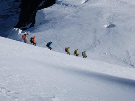 La descente