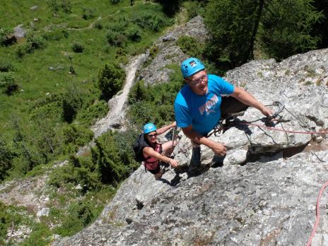 Via ferrata les Bettieres Peisey Nancroix
