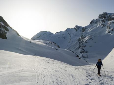 Montée assez tranquille en direction du sommet