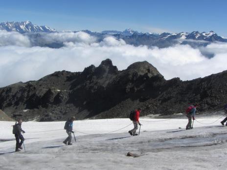Randonnée glaciaire - Aiguille Rouge - Guides des Arcs
