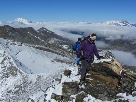 Alpinisme en Vanoise, la Grande Aiguille Rousse