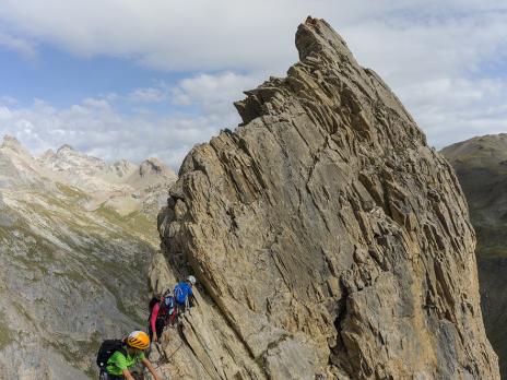 Traversée vers le second.
