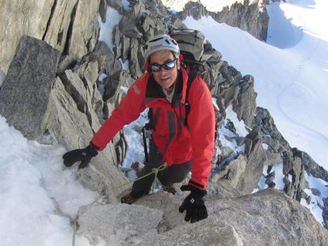 Dent du Géant montée à la "salle à manger"