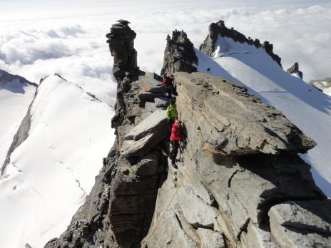 Le Grand Paradis en arrivant non loin du sommet