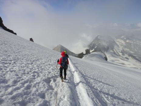 Le Grand Paradis la descente