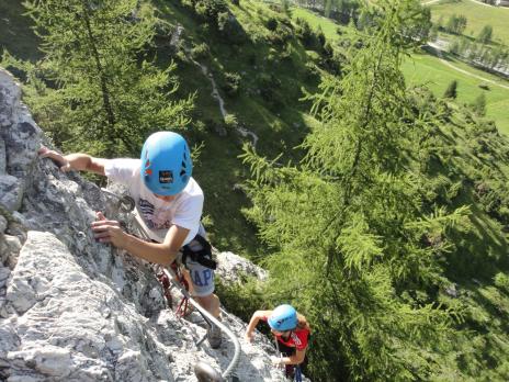 Via ferrata les Arcs. Les Bettières à Peisey Nancroix