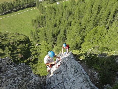Via ferrata les Arcs. Les Bettières à Peisey Nancroix