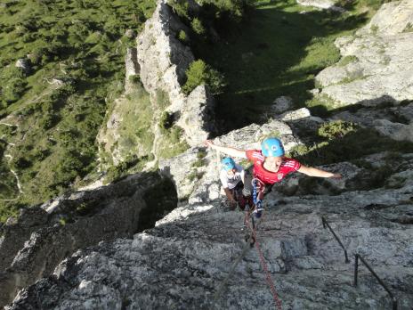 Via ferrata les Arcs. Les Bettières à Peisey Nancroix