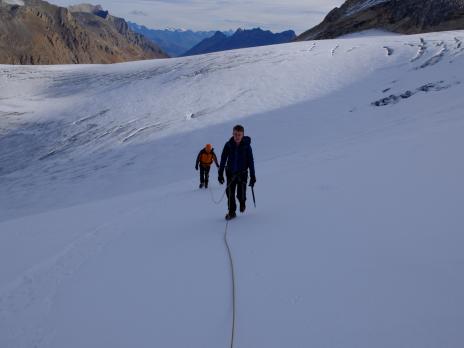 Sur le glacier de Rhème Golette