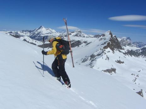 Montée à l'Ouille Noire au départ du glacier du Pisaillas