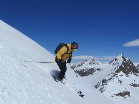 Descente de  l'Ouille Noire versant Mauriennne